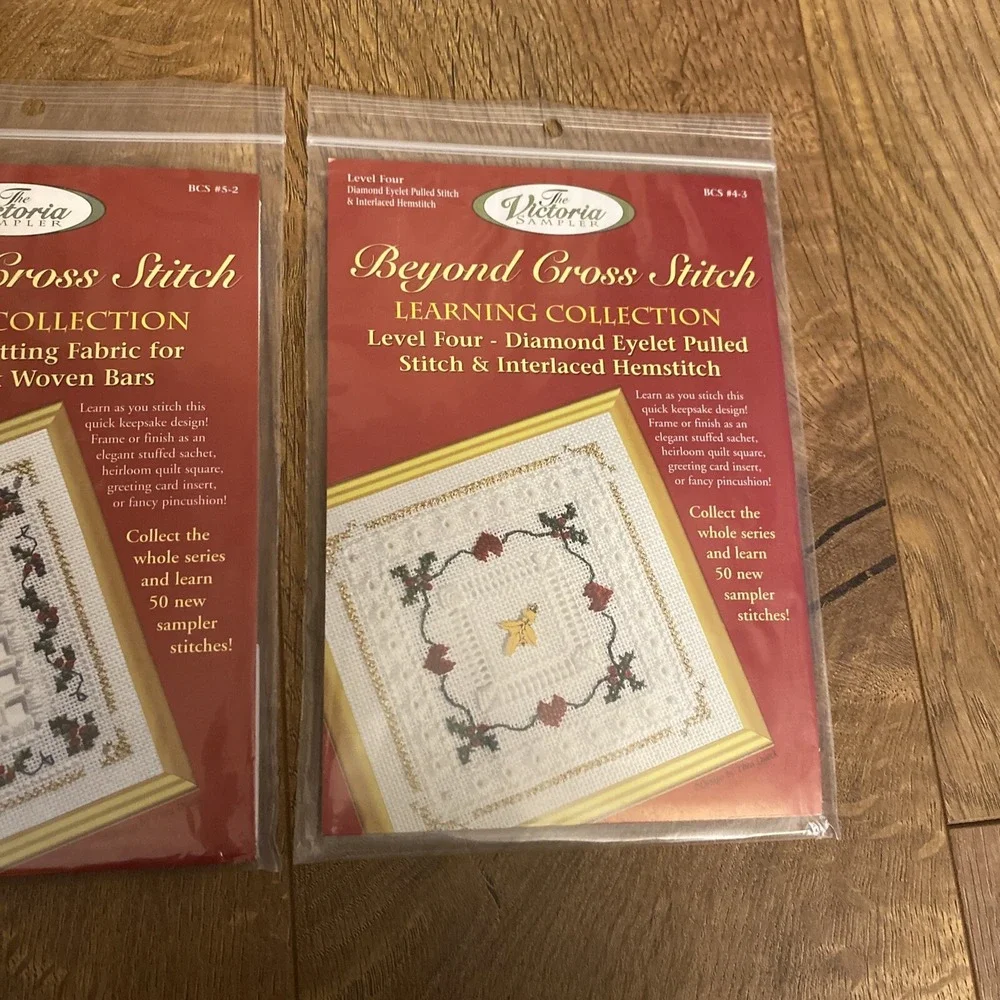 The Victoria Sampler‎ Cross Stitch Learning Collection Kit Set Of 2